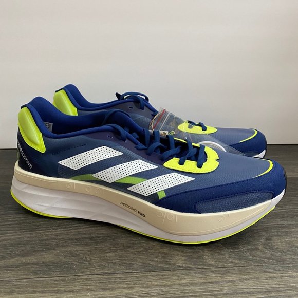 Adidas Adizero Boston 10 Marathon Running Shoes Victory Blue GY0929 Mens Size 13 main image 12